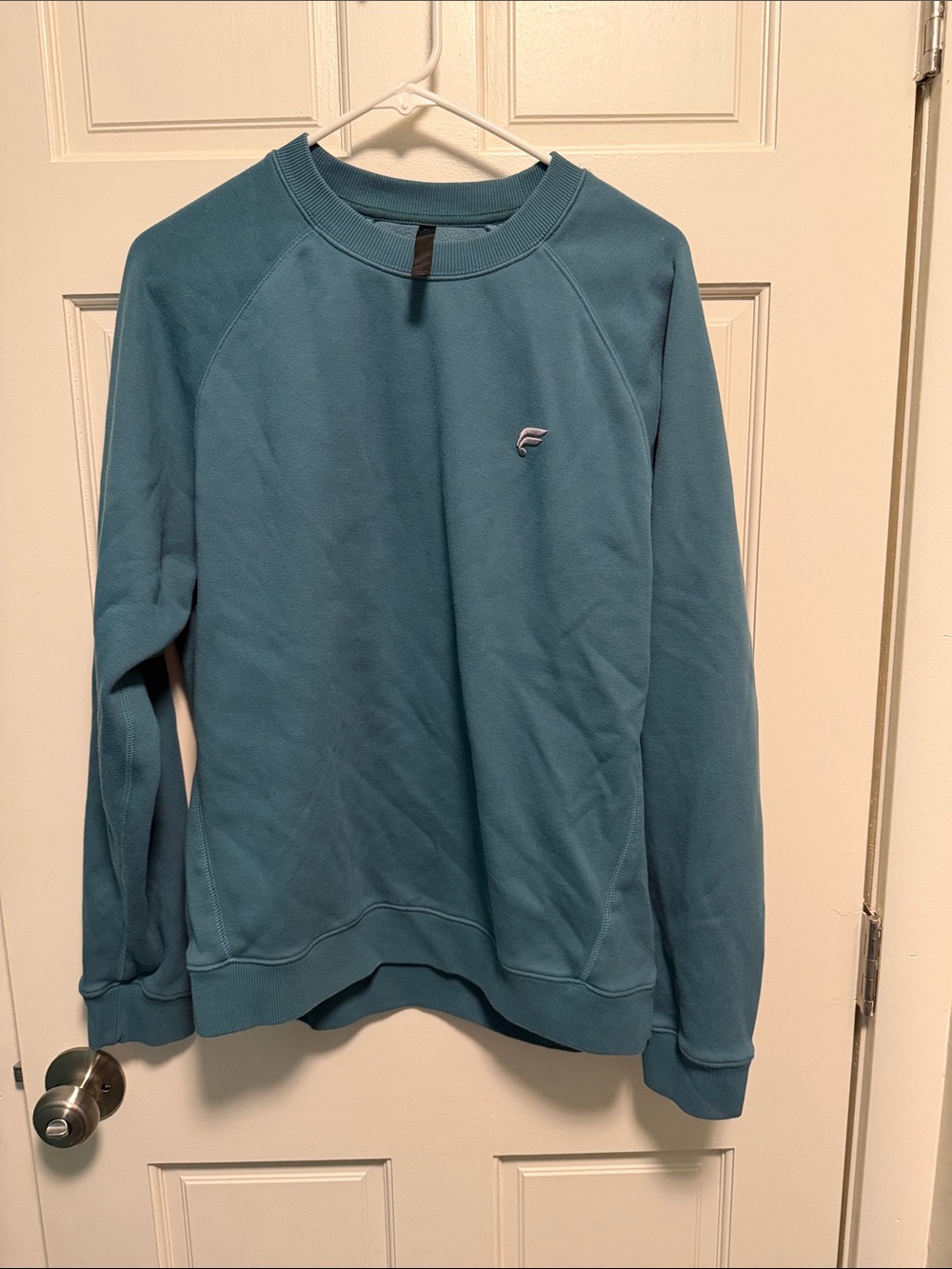 Fabletics Teal Crewneck Pullover